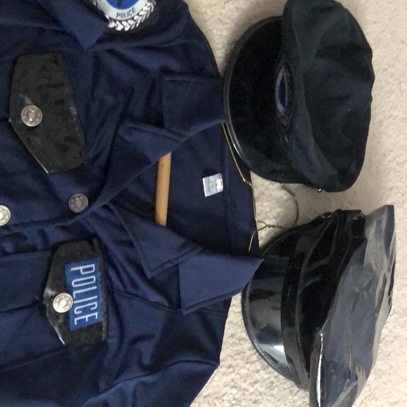 Police Girl Adult Costume size M plus two hats - Picture 4 of 6